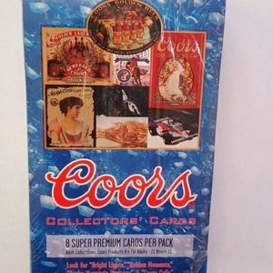 Coors Collectors Cards 36 Packs in Sealed Box